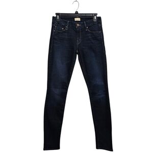 MOTHER The Looker High Rise Skinny No Play Blue Jeans Jeans Preowned 26